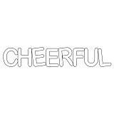 word cheerful 001